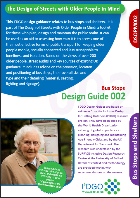 Design of Bus Stops for Older People Front